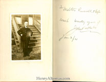 Autograph Inscription